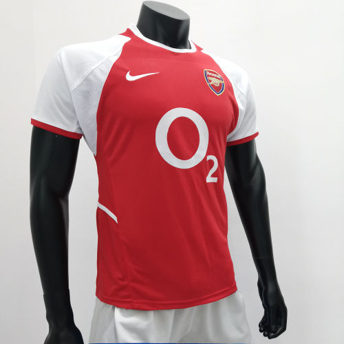 Arsenal 2002/2004 Home Retro Soccer Jerseys