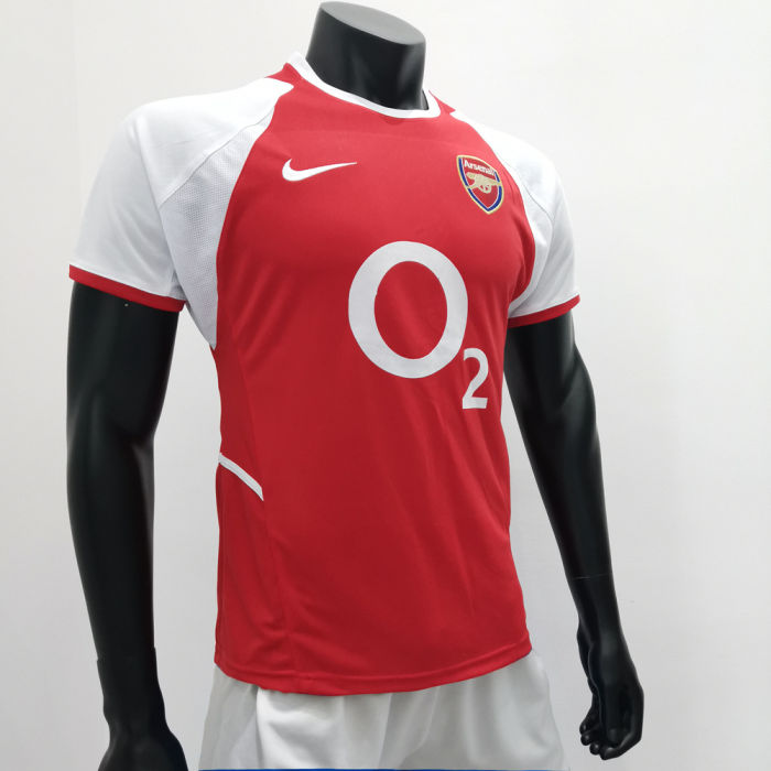 Arsenal 2002/2004 Home Retro Soccer Jerseys