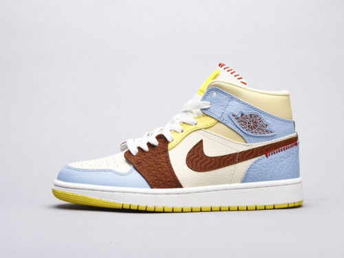 NIKE Air Jordan 1 Fearless African style by aclotzone