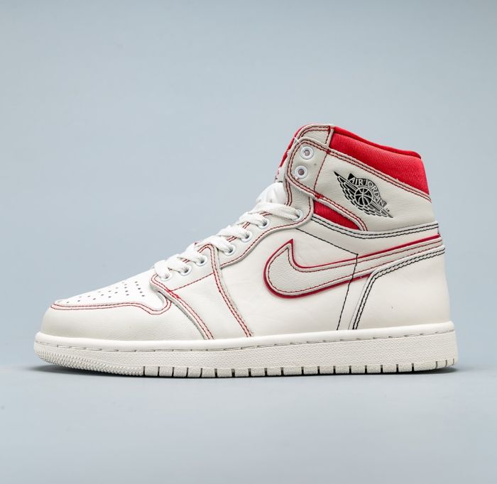 Jordan 1 Retro High Phantom Gym Red