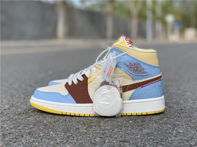 Air Jordan 1 High Mid x Maison Chateau Rouge by shootjerseys