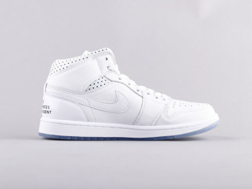 NIKE Air Jordan 1 mid Diamond White by aclotzone