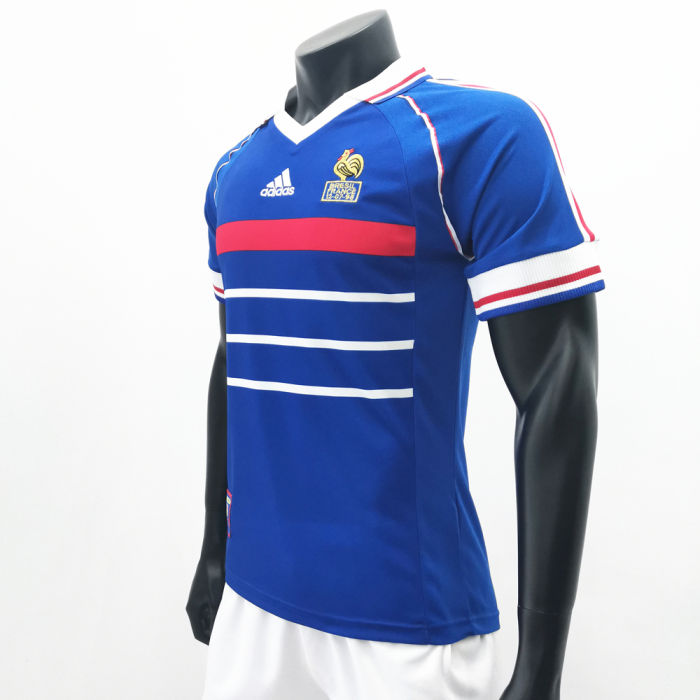 France 1998 Home Retro Soccer Jerseys