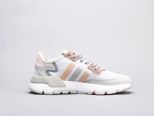 adidas Nite Jogger white and Pink by aclotzone