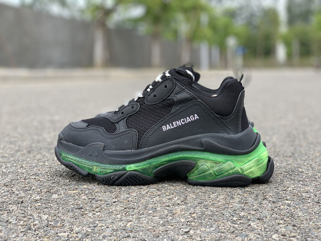 Balenciaga Triple-S Black green