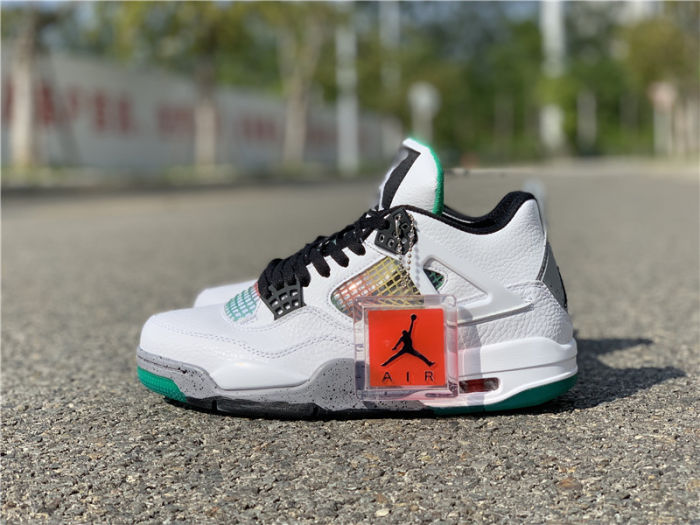 Air Jordan 4 REetro Lucid Green by shootjerseys