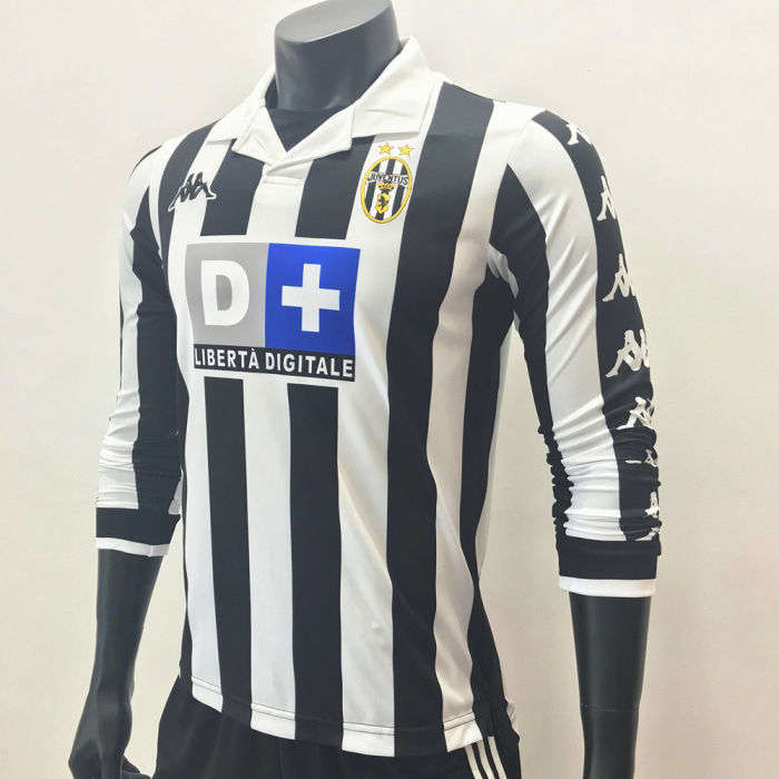 Juventus 1999/2000 Home LS Retro Soccer Jerseys