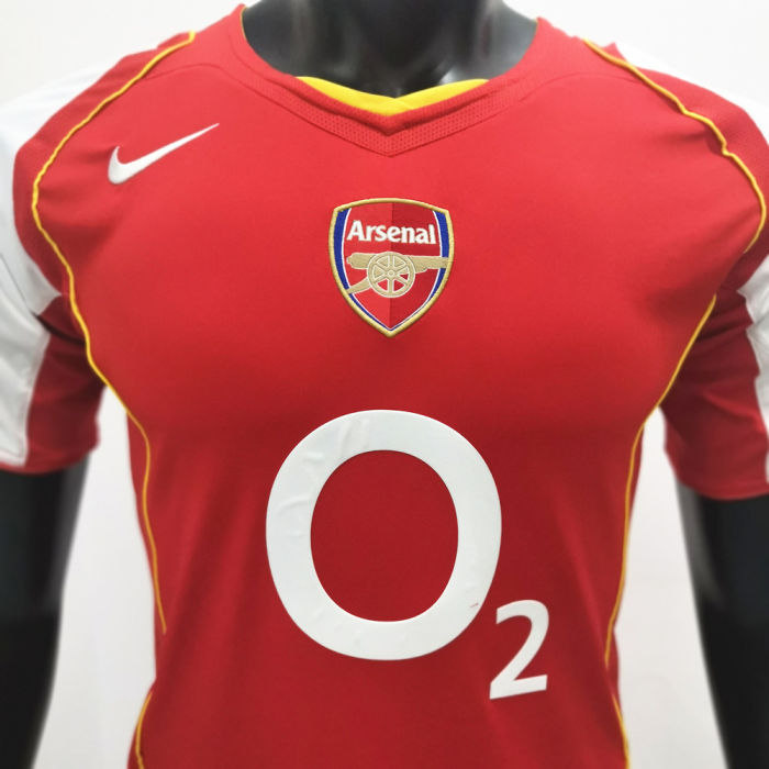 Arsenal 2004/2005 Home Retro Soccer Jerseys