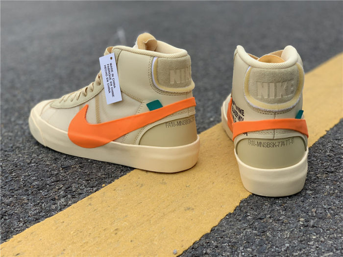 Nike Blazer Mid Off-White  All Hallows Eve  THE TEN by shootjerseys