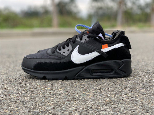 Off-White X Nike Air Max 90 Black The TEN by shootjerseys