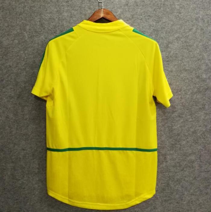 Brazil 2002 retro classic soccer jerseys