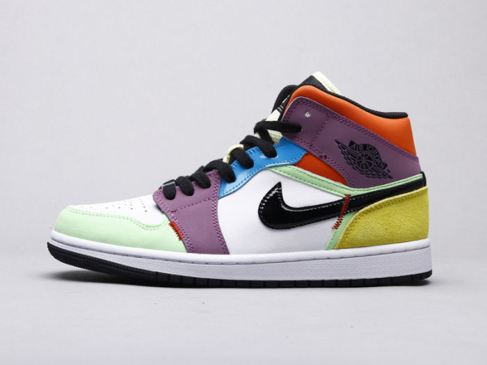 NIKE Air Jordan 1 colour Splicing  by aclotzone