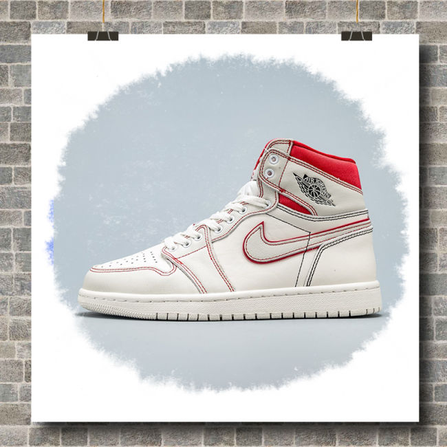 Jordan 1 Retro High Phantom Gym Red