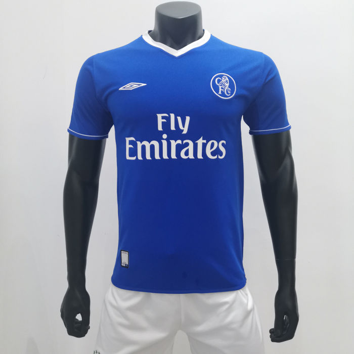 Chelsea 2003/2005 Home Retro Soccer Jerseys