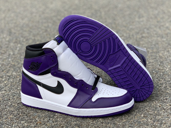 Air Jordan 1 “Court Purple” by shootjerseys