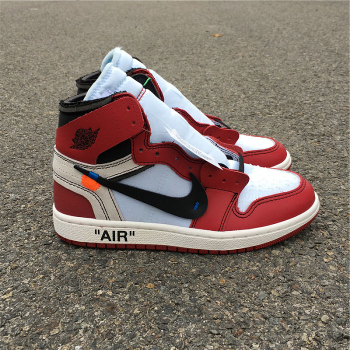 Air Jordan1 Retro High Off-White Chite Chicago The Ten by shootjerseys