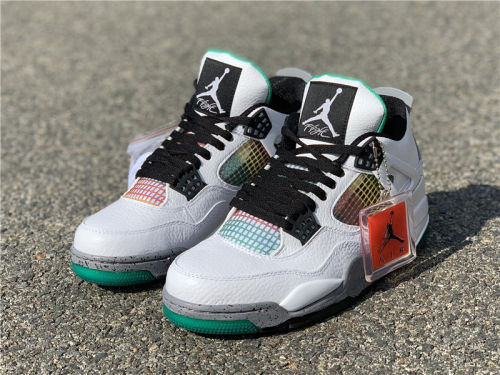 Air Jordan 4 REetro Lucid Green by shootjerseys