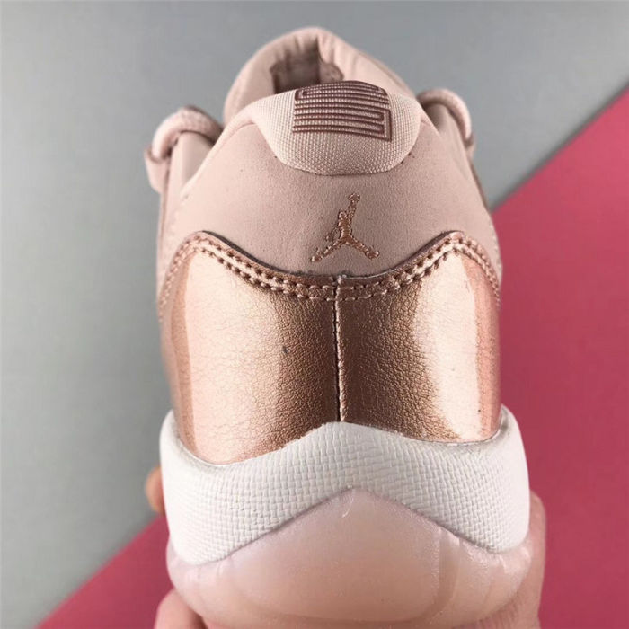 Air Jordan 11 Low “Rose Gold”（W） by shootjerseys