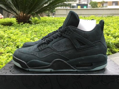 Kaws x Air Jordan 4 Black AJ4 by shootjerseys
