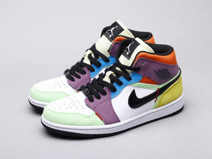 NIKE Air Jordan 1 colour Splicing  by aclotzone