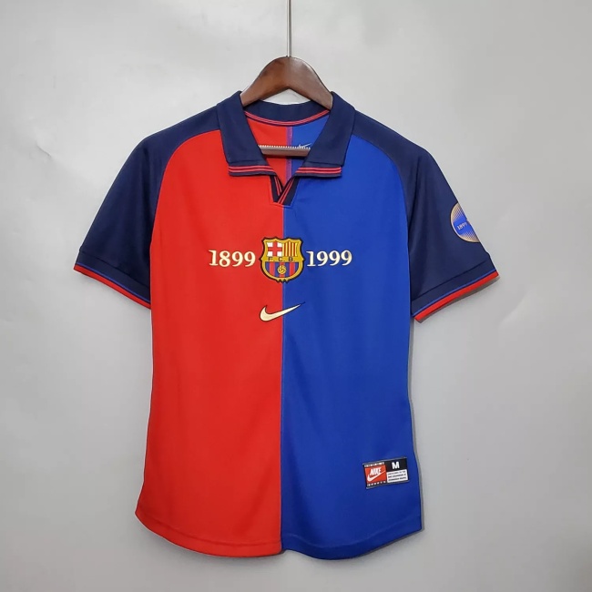 Barcelona 100 years classic commemorative soccer jerseys