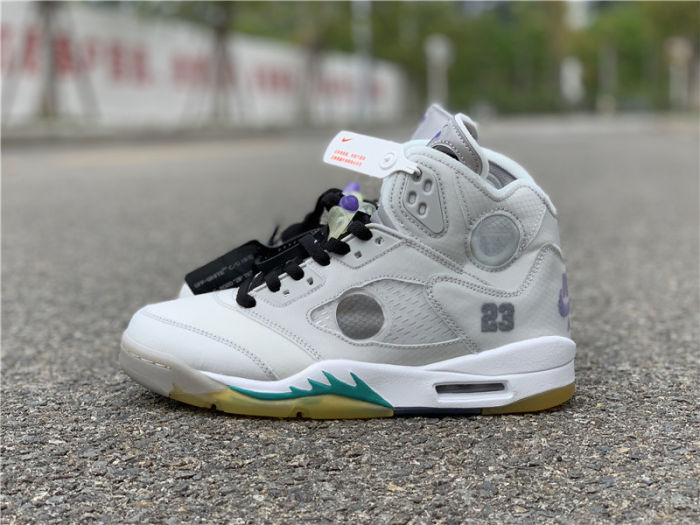 Air Jordan 5 AJ5 x Off-white ow by shootjerseys
