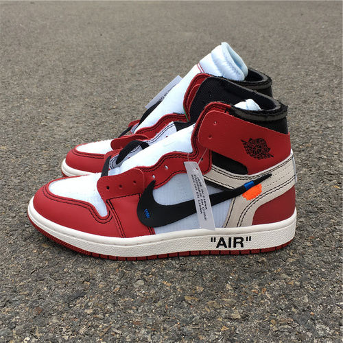 Air Jordan1 Retro High Off-White Chite Chicago The Ten by shootjerseys