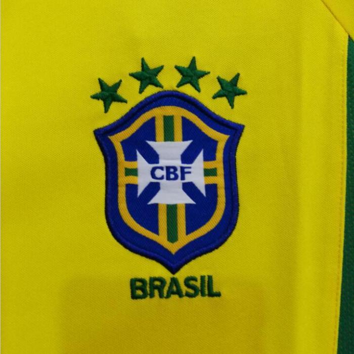 Brazil 2002 retro classic soccer jerseys