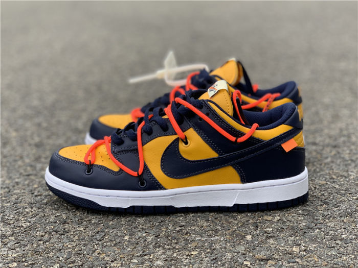 Off-White x Nike Dunk Low Pine Green OW by shootjerseys