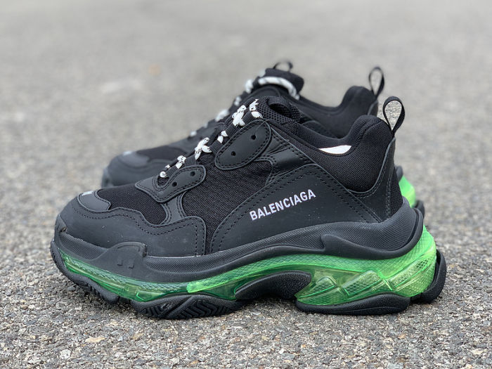 Balenciaga Triple-S Black green