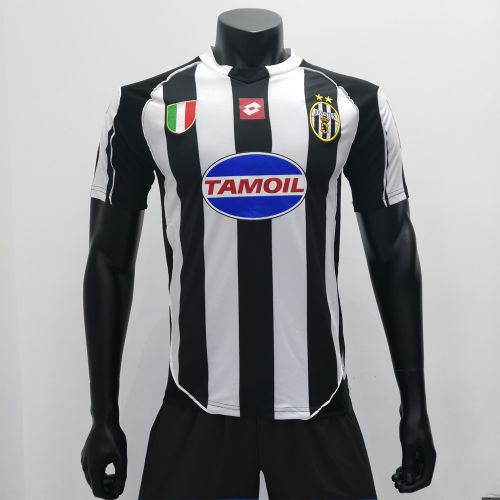 Juventus 2002/2003 Home Retro Champions League Jerseys