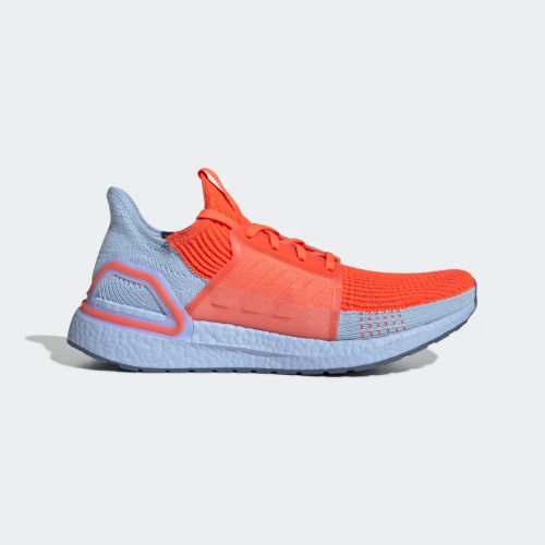 ULTRABOOST 19 SHOES(SOLAR RED / SOLAR RED / GLOW BLUE)