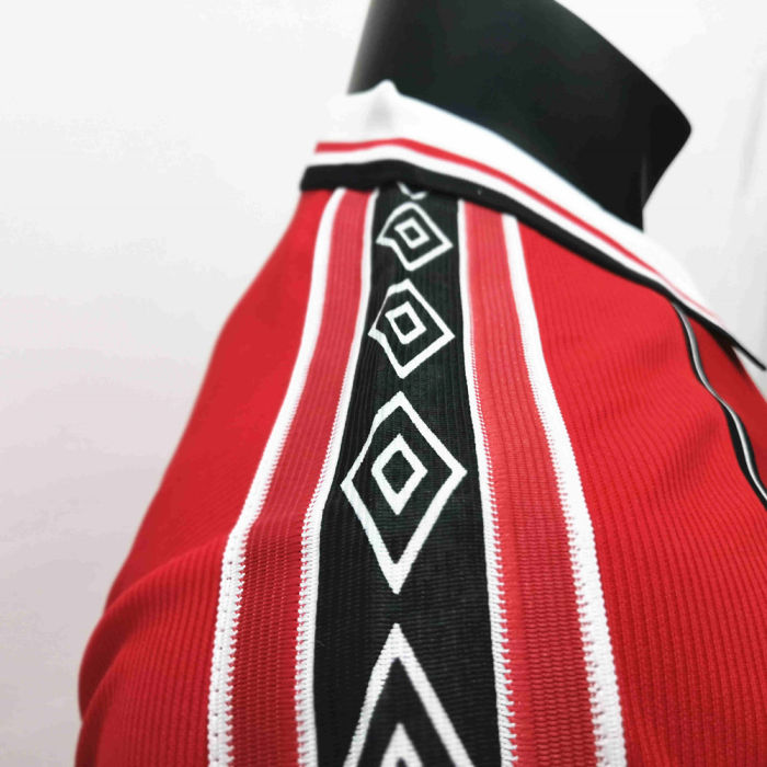 Manchester United 1998/1999 Home LS Retro Soccer Jerseys