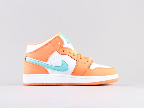 NIKE Air Jordan 1 White powder orange by aclotzone