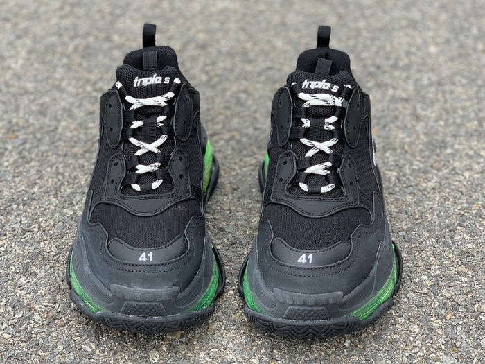 Balenciaga Triple-S Black green