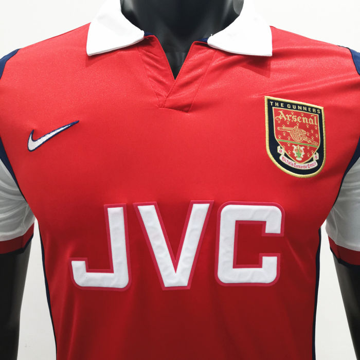 Arsenal 1998/1999 Home Retro Soccer Jerseys