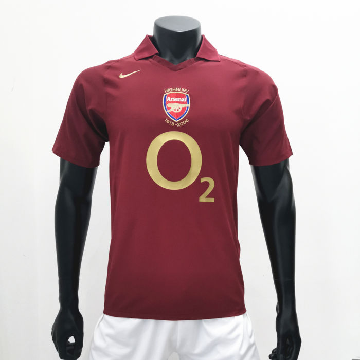 Arsenal 2005/2006 Home Retro Soccer Jerseys