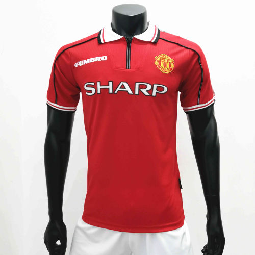 Manchester United 1998/1999 Home Retro Soccer Jerseys