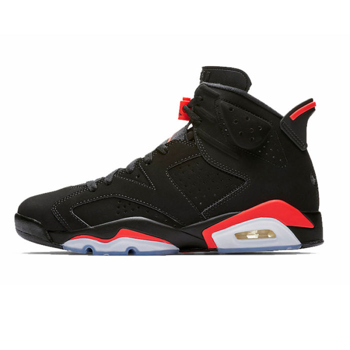 Original Air Jordan 6 Black Infrared Basketball Shoes RETRO CNY Sport Sneaker TS Green