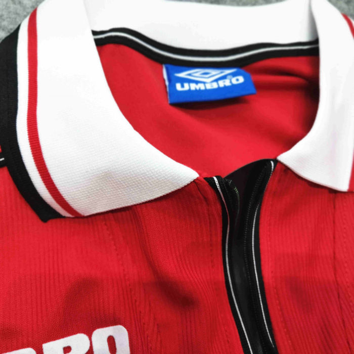 Manchester United 1998/1999 Home LS Retro Soccer Jerseys