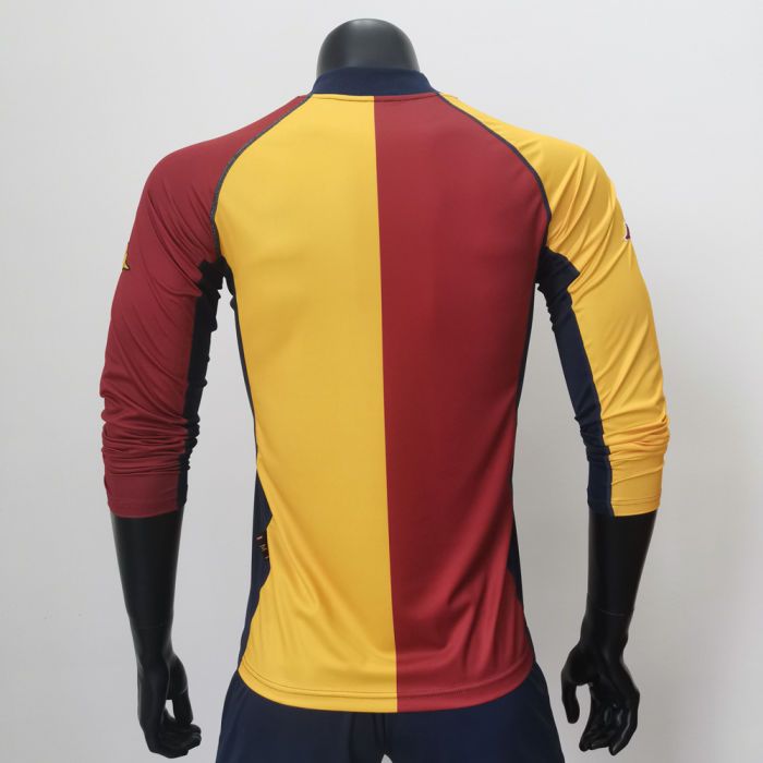Roma 2001/2002 Home LS Retro Soccer Jerseys
