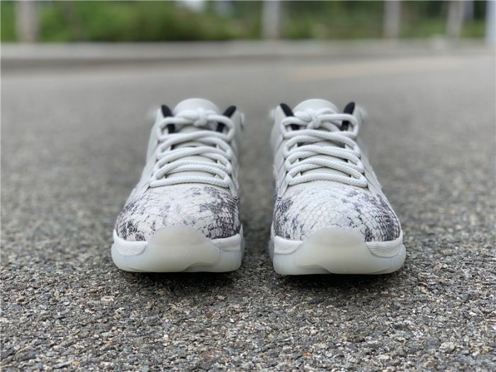 Air Jordan 11 Low“Snakeskin”Light Bone by shootjerseys