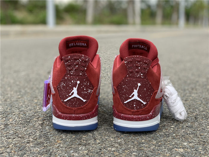 Air Jordan 4 The Oklahoma Sooners PE by shootjerseys