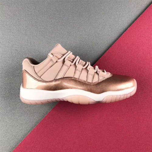 Air Jordan 11 Low “Rose Gold”（W） by shootjerseys
