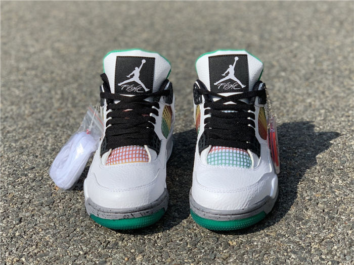 Air Jordan 4 REetro Lucid Green by shootjerseys