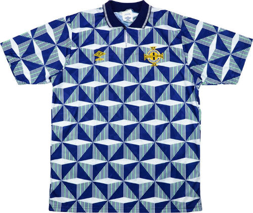 Northern Ireland 1990/92 Home Retro Soccer Jersey