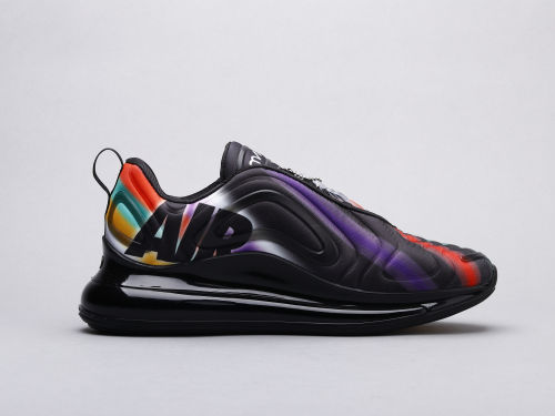 Nike Air MAX 720 black and Rainbow color by aclotzone