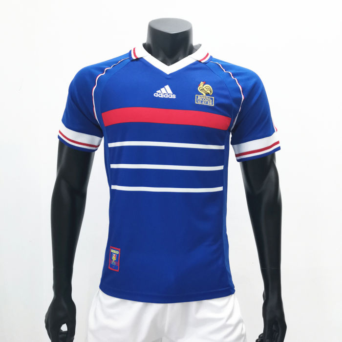 France 1998 Home Retro Soccer Jerseys