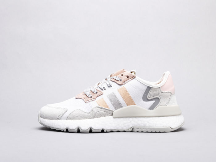adidas Nite Jogger white and Pink by aclotzone