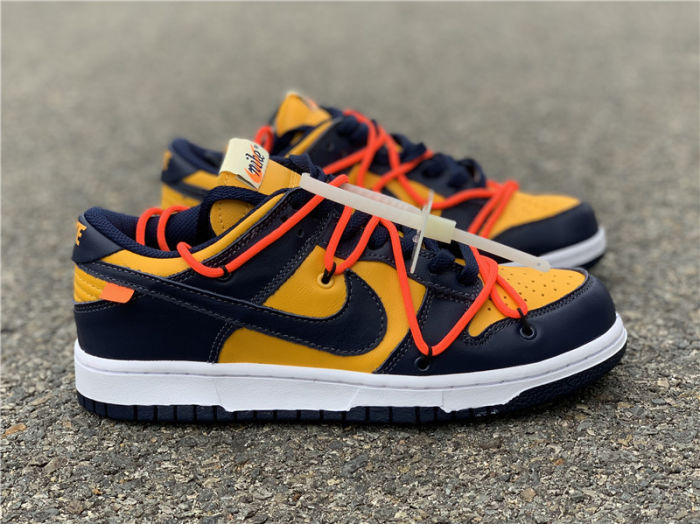 Off-White x Nike Dunk Low Pine Green OW by shootjerseys
